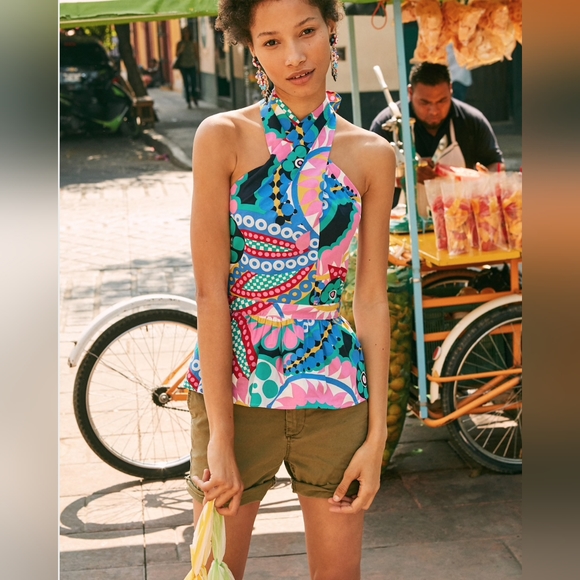 J. Crew Ratti halter top, size S - Picture 1 of 9